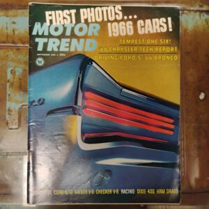 September 1965 Motor Trend Magazine