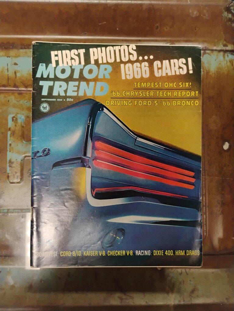 September 1965 Motor Trend Magazine