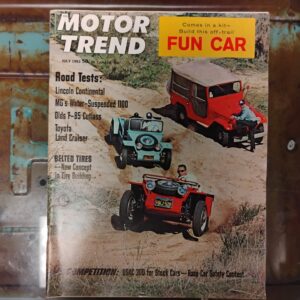 July 1963 Motor Trend Magazine