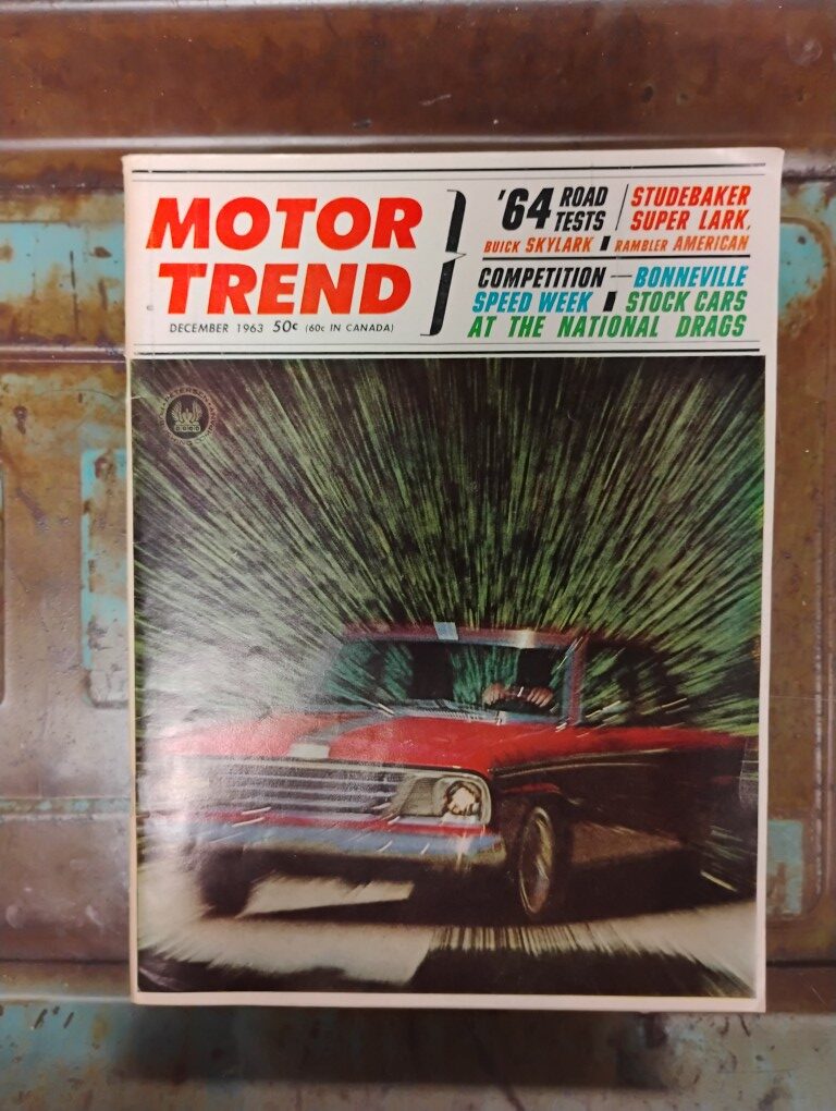 December 1963 Motor Trend Magazine