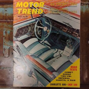 August 1963 Motor Trend Magazine