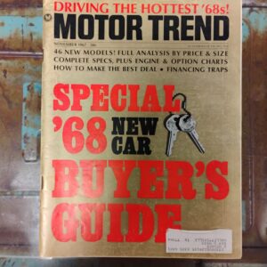 November 1967 Motor Trend Magazine