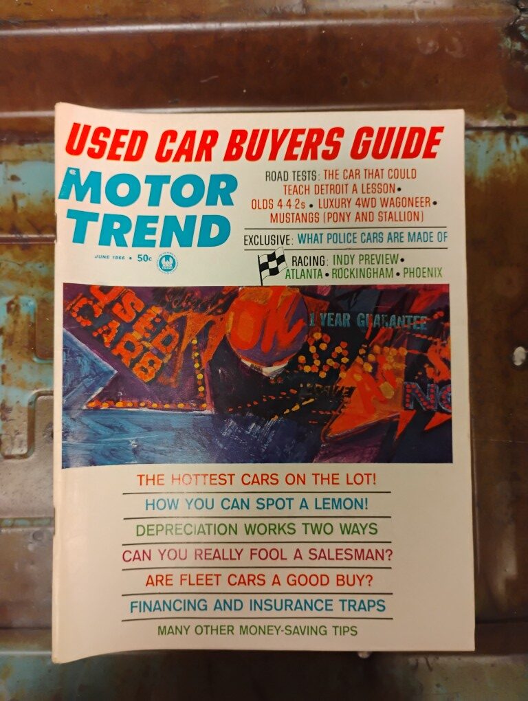June 1966 Motor Trend Magazine
