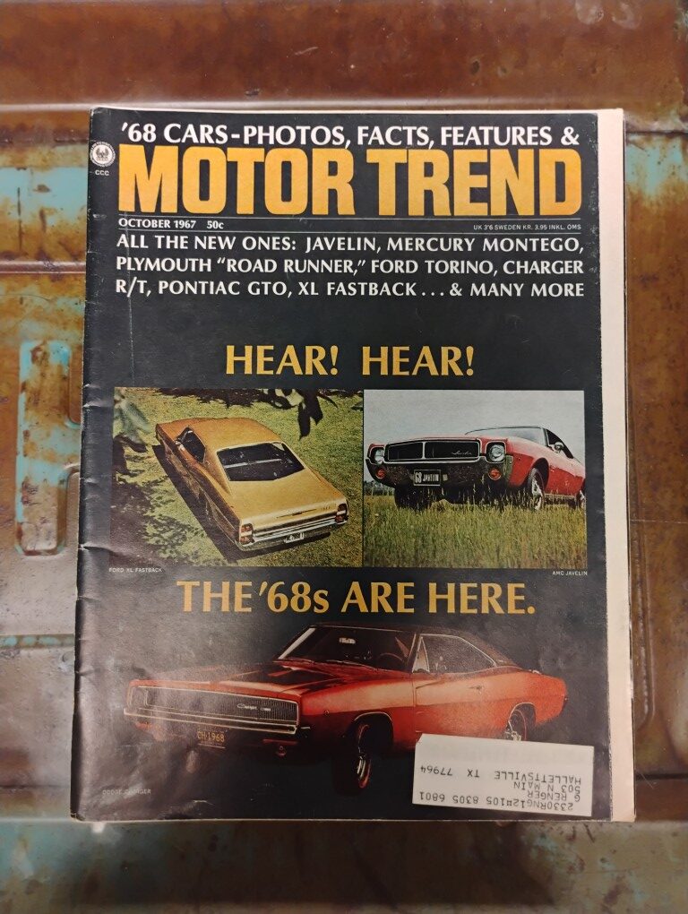 October 1967 Motor Trend Magazine