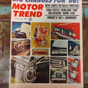 October 1965 Motor Trend Magazine