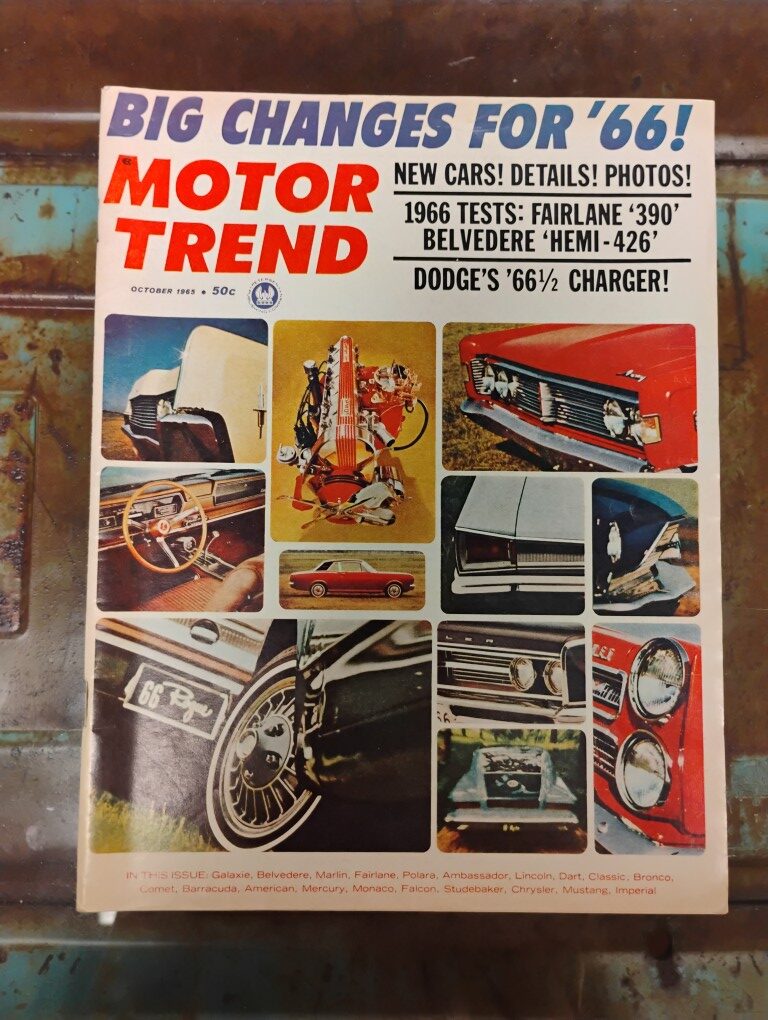 October 1965 Motor Trend Magazine