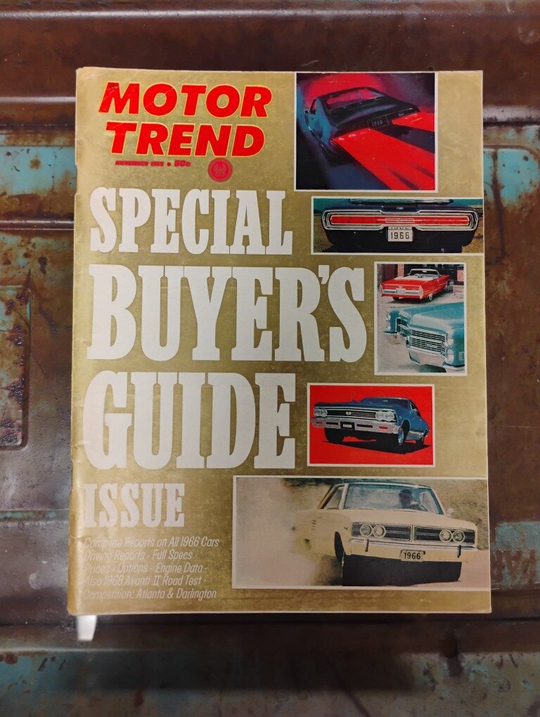 November 1965 Motor Trend Magazine