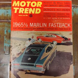 March 1965 Motor Trend Magazine