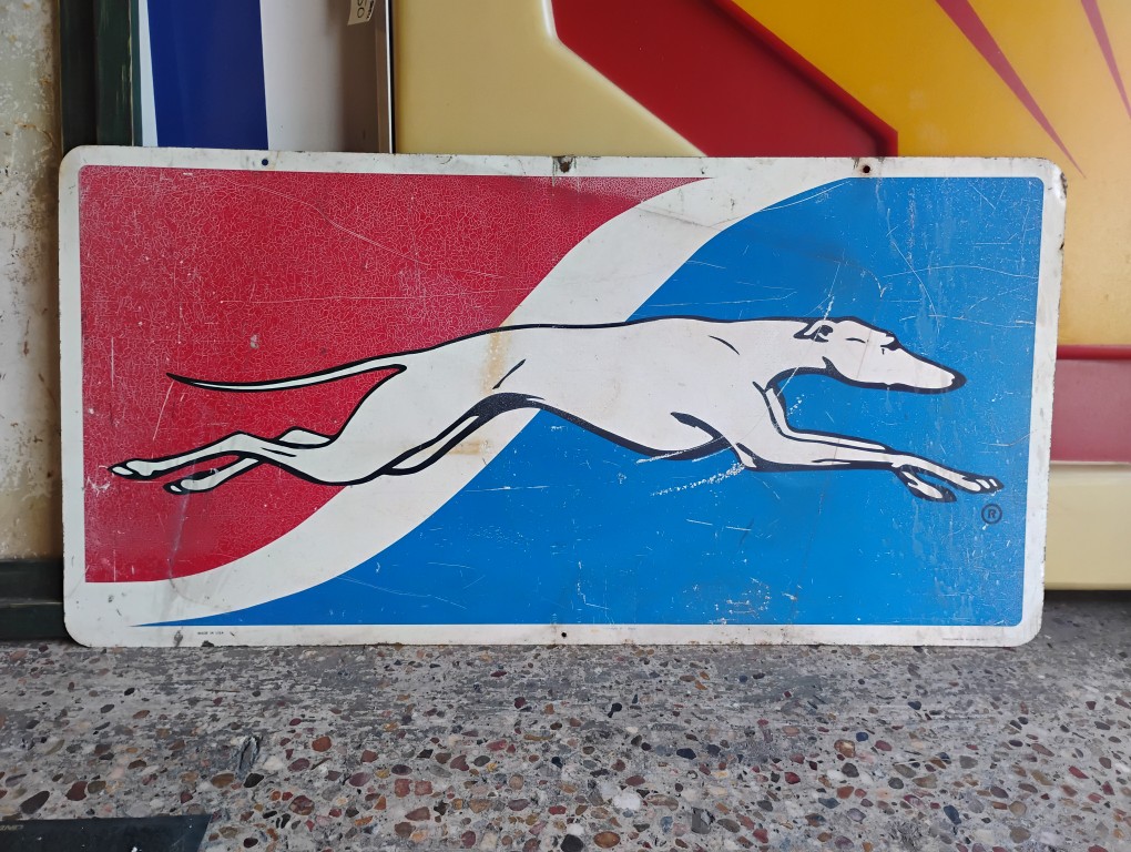 Greyhound Bus Sign
